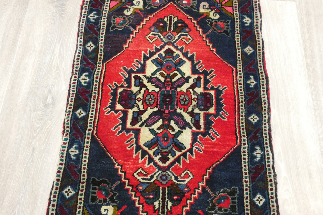 Vintage Turkish Anatolian Tribal Rug  Size: 112 x 53cm- Rugs Direct 