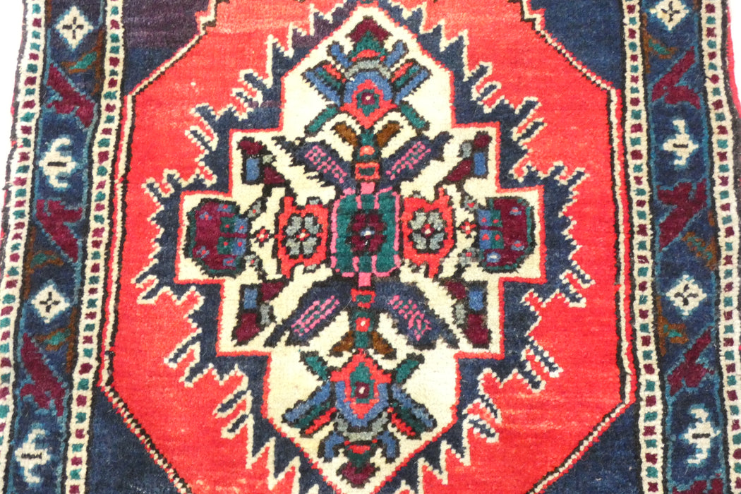 Vintage Turkish Anatolian Tribal Rug  Size: 112 x 53cm- Rugs Direct 