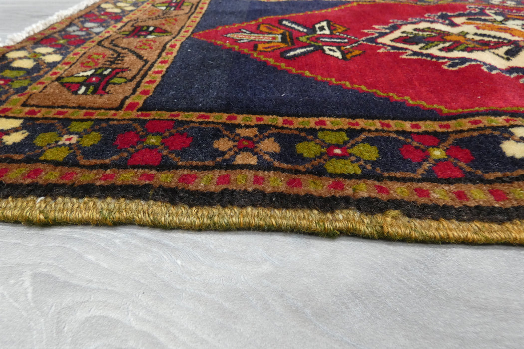 Vintage Turkish Anatolian Tribal Rug  Size: 105 x 50cm