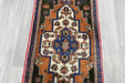 Vintage Turkish Anatolian Tribal Rug  Size: 110 x 57cm- Rugs Direct 