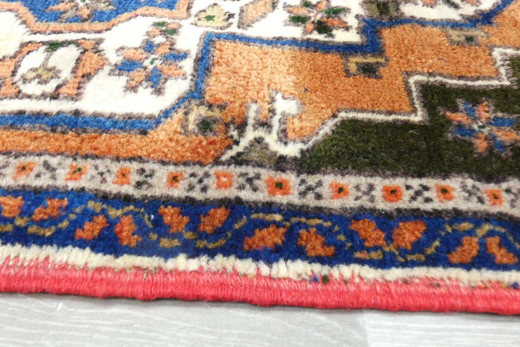 Vintage Turkish Anatolian Tribal Rug  Size: 110 x 57cm- Rugs Direct 