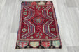 Vintage Turkish Anatolian Tribal Rug  Size: 90 x 62cm- Rugs Direct 