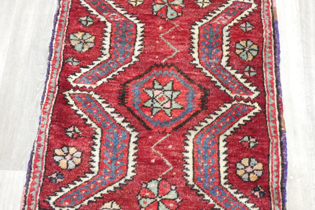 Vintage Turkish Anatolian Tribal Rug  Size: 90 x 62cm- Rugs Direct 