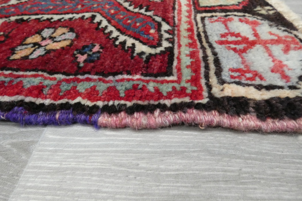 Vintage Turkish Anatolian Tribal Rug  Size: 90 x 62cm- Rugs Direct 