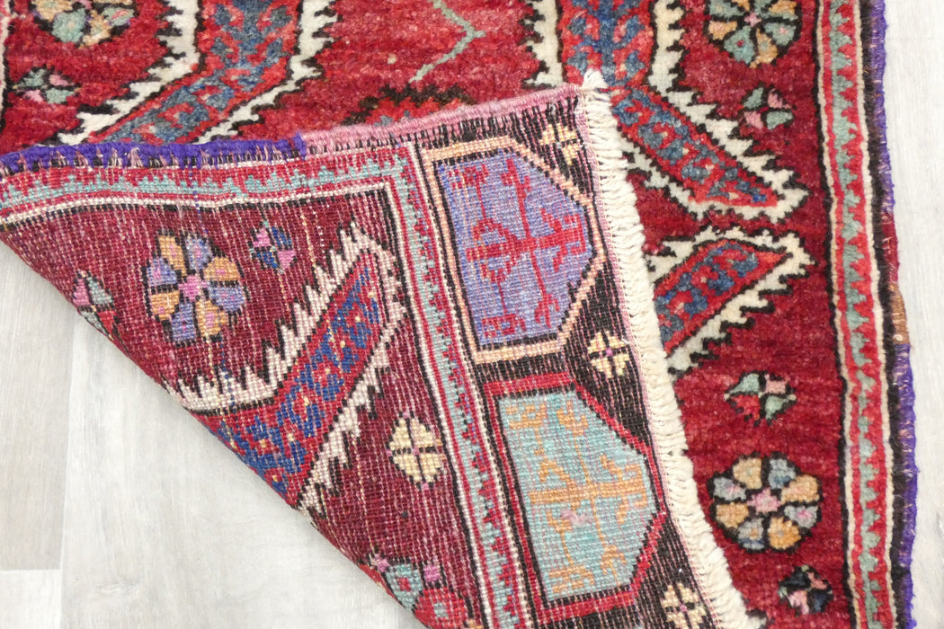 Vintage Turkish Anatolian Tribal Rug  Size: 90 x 62cm- Rugs Direct 