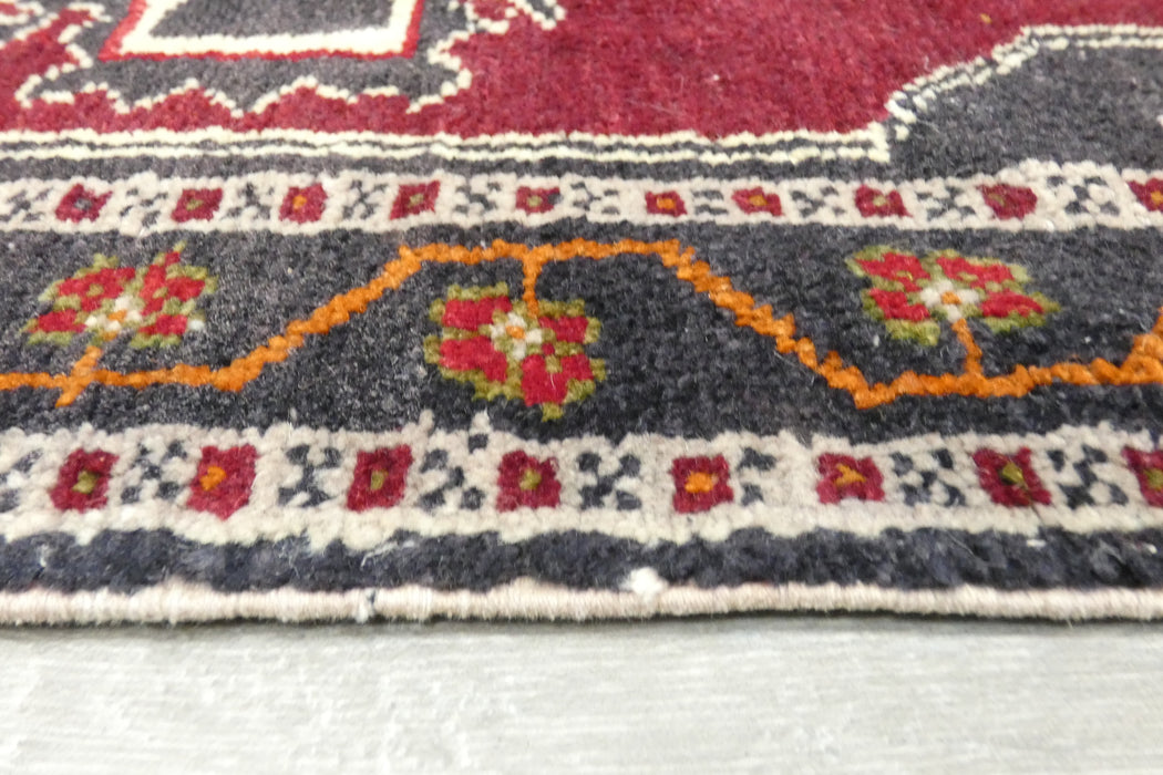 Vintage Turkish Anatolian Tribal Rug  Size: 97 x 57cm- Rugs Direct 