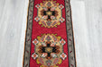 Vintage Turkish Anatolian Tribal Rug  Size: 88 x 43cm- Rugs Direct 