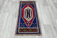 Vintage Turkish Anatolian Tribal Rug  Size: 130 x 62cm- Rugs direct 