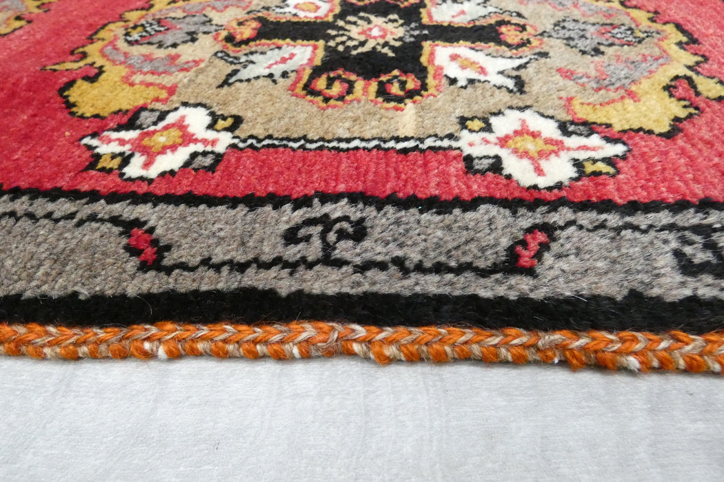 Vintage Turkish Anatolian Tribal Rug  Size: 90 x 43cm- Rugs Direct 