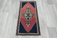 Vintage Turkish Anatolian Tribal Rug  Size: 106 x 54cm- Rugs Direct 