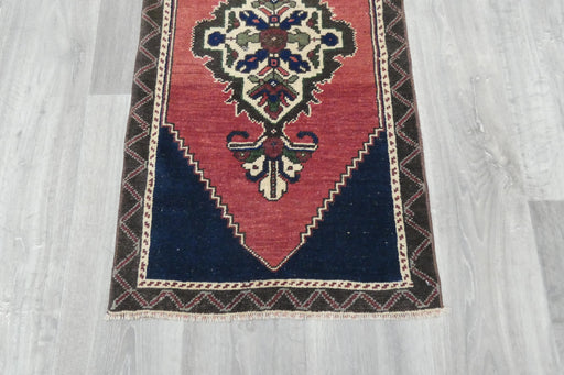 Vintage Turkish Anatolian Tribal Rug  Size: 106 x 54cm- Rugs Direct 