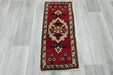 Vintage Turkish Anatolian Tribal Rug  Size: 100 x 43cm- Rugs Direct 