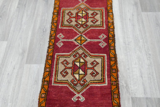 Vintage Turkish Anatolian Tribal Rug  Size: 84 x 57cm- Rugs Direct 