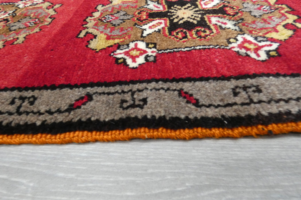 Vintage Turkish Anatolian Tribal Rug  Size: 80 x 43cm- Rugs Direct 