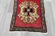 Vintage Turkish Anatolian Tribal Rug  Size: 87 x 44cm- Rugs Direct 