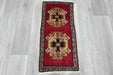 Vintage Turkish Anatolian Tribal Rug  Size: 90 x 43cm- Rugs Direct 