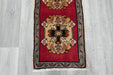 Vintage Turkish Anatolian Tribal Rug  Size: 90 x 43cm- Rugs Direct 