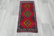 Vintage Turkish Anatolian Tribal Rug  Size: 105 x 50cm- Rugs Direct 