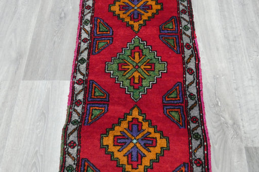 Vintage Turkish Anatolian Tribal Rug  Size: 105 x 50cm- Rugs Direct 