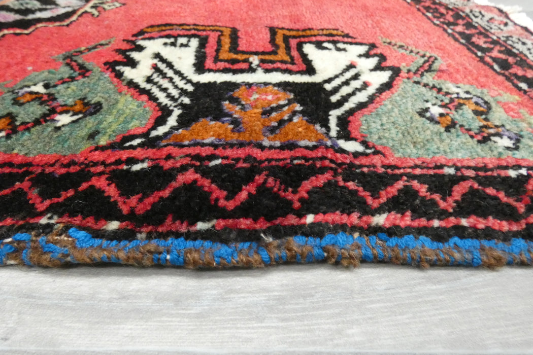 Vintage Turkish Anatolian Tribal Rug  Size: 105 x 55cm- Rugs Direct 