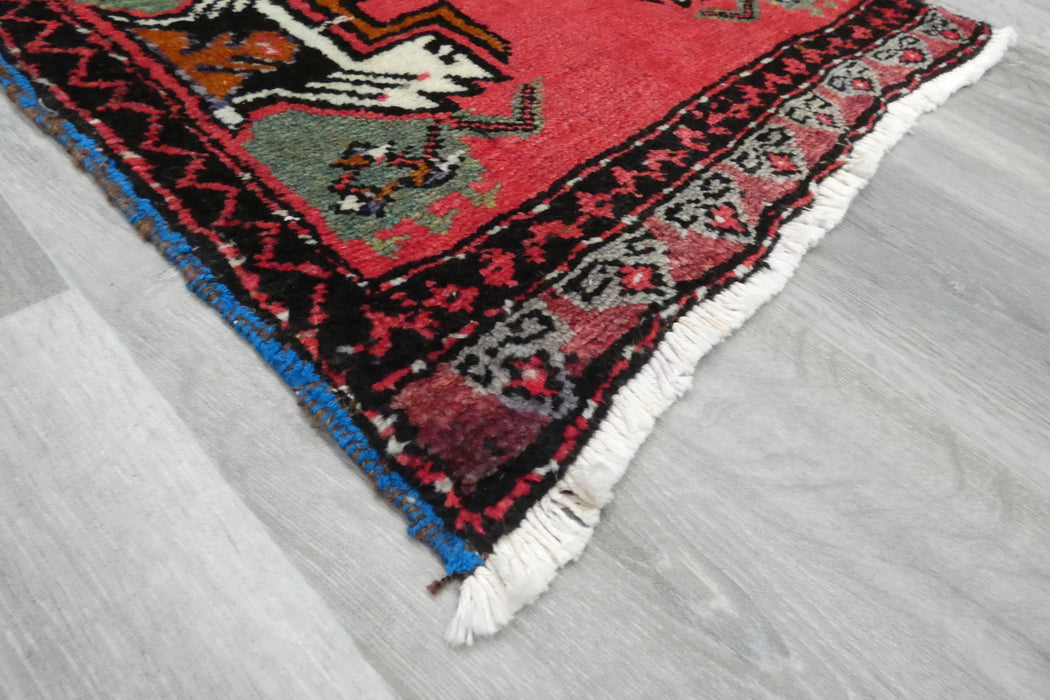 Vintage Turkish Anatolian Tribal Rug  Size: 105 x 55cm- Rugs Direct 