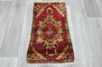 Vintage Turkish Anatolian Tribal Rug  Size: 80 x 45cm- Rugs Direct