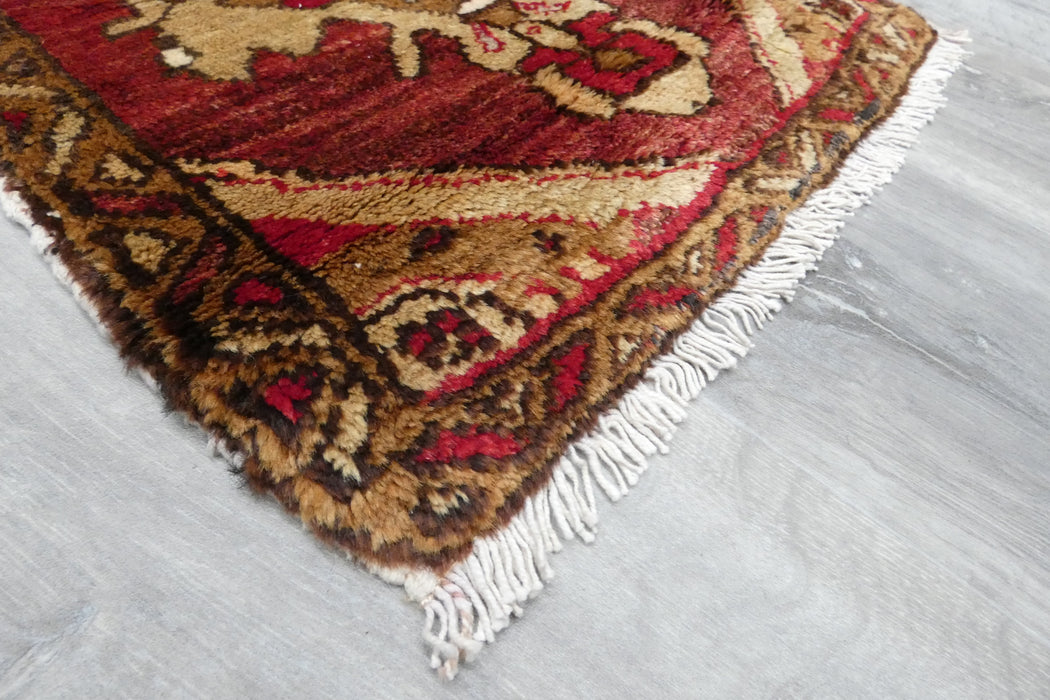 Vintage Turkish Anatolian Tribal Rug  Size: 80 x 45cm- Rugs Direct