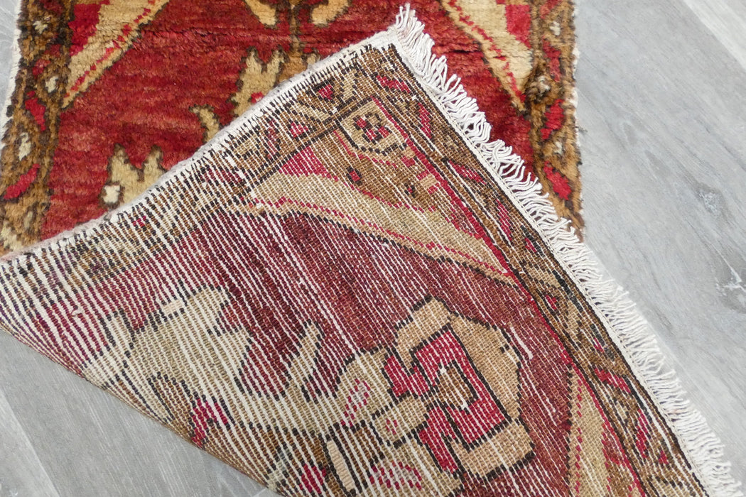 Vintage Turkish Anatolian Tribal Rug  Size: 80 x 45cm- Rugs Direct