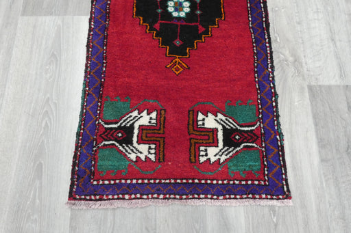 Vintage Turkish Anatolian Tribal Rug  Size: 106 x 52cm- Rugs Direct 