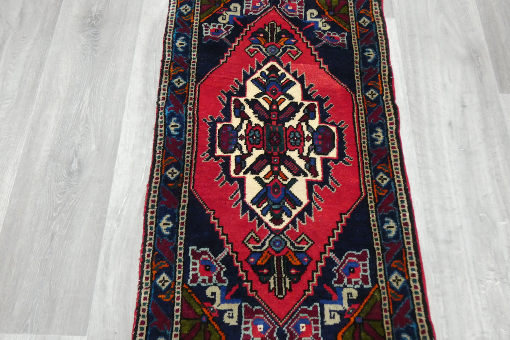 Vintage Turkish Anatolian Tribal Rug  Size: 115 x 50cm- Rugs Direct 