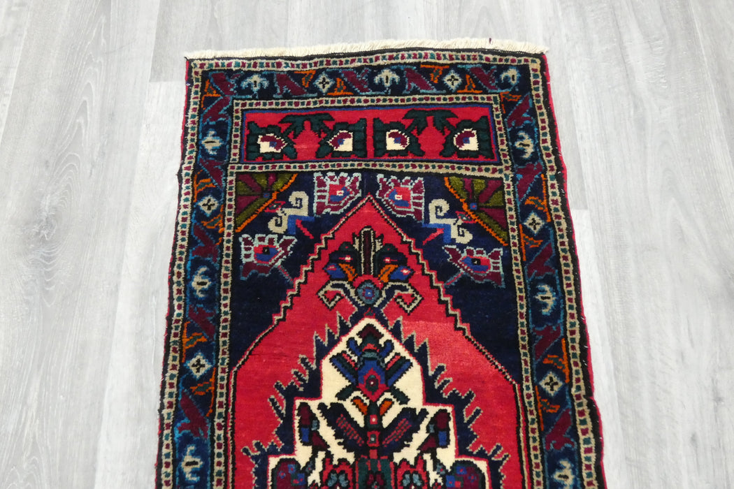 Vintage Turkish Anatolian Tribal Rug  Size: 115 x 50cm- Rugs Direct 