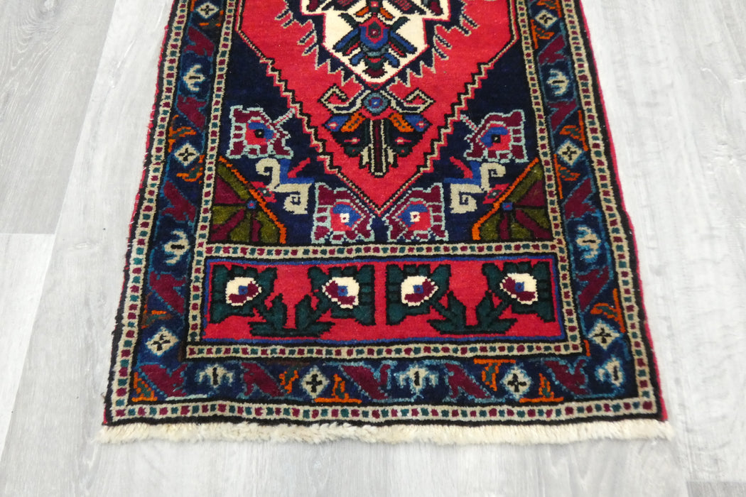 Vintage Turkish Anatolian Tribal Rug  Size: 115 x 50cm- Rugs Direct 
