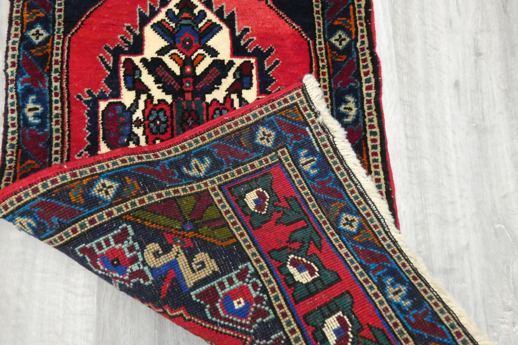 Vintage Turkish Anatolian Tribal Rug  Size: 115 x 50cm- Rugs Direct 