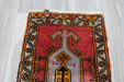 Vintage Turkish Anatolian Tribal Rug  Size: 104 x 52cm- Rugs Direct 