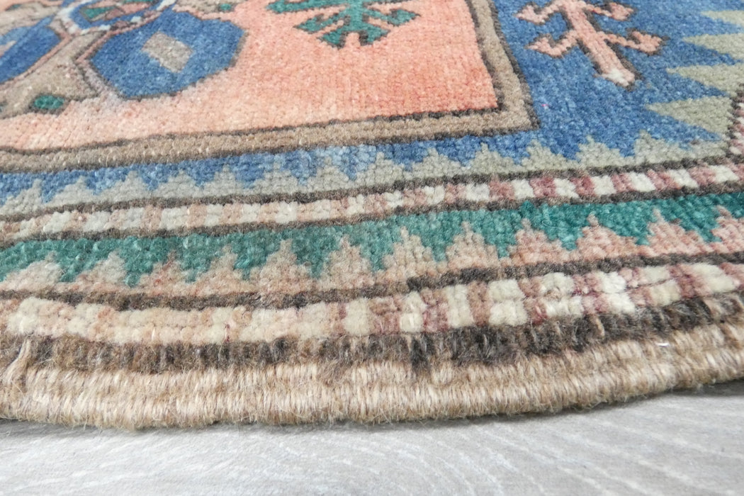 Vintage Hand Knotted Anatolian Turkish Rug Size: 94 x 54cm- Rugs Direct 