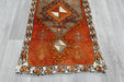 Vintage Hand Knotted Anatolian Turkish Rug Size: 130 x 54cm- Rugs Direct 