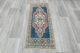 Vintage Hand Knotted Anatolian Turkish Rug Size: 117 x 52cm- Rugs Direct 