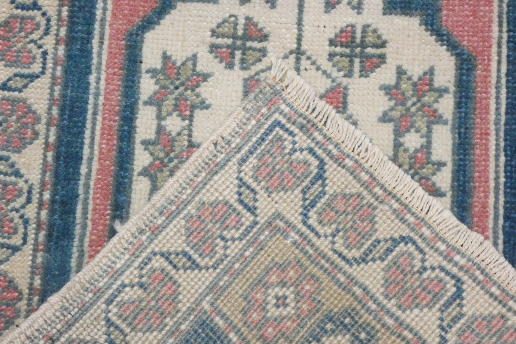 Vintage Hand Knotted Anatolian Turkish Rug Size: 117 x 52cm- Rugs Direct 