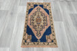 Vintage Hand Knotted Anatolian Turkish Rug Size: 101 x 60cm- Rugs Direct 
