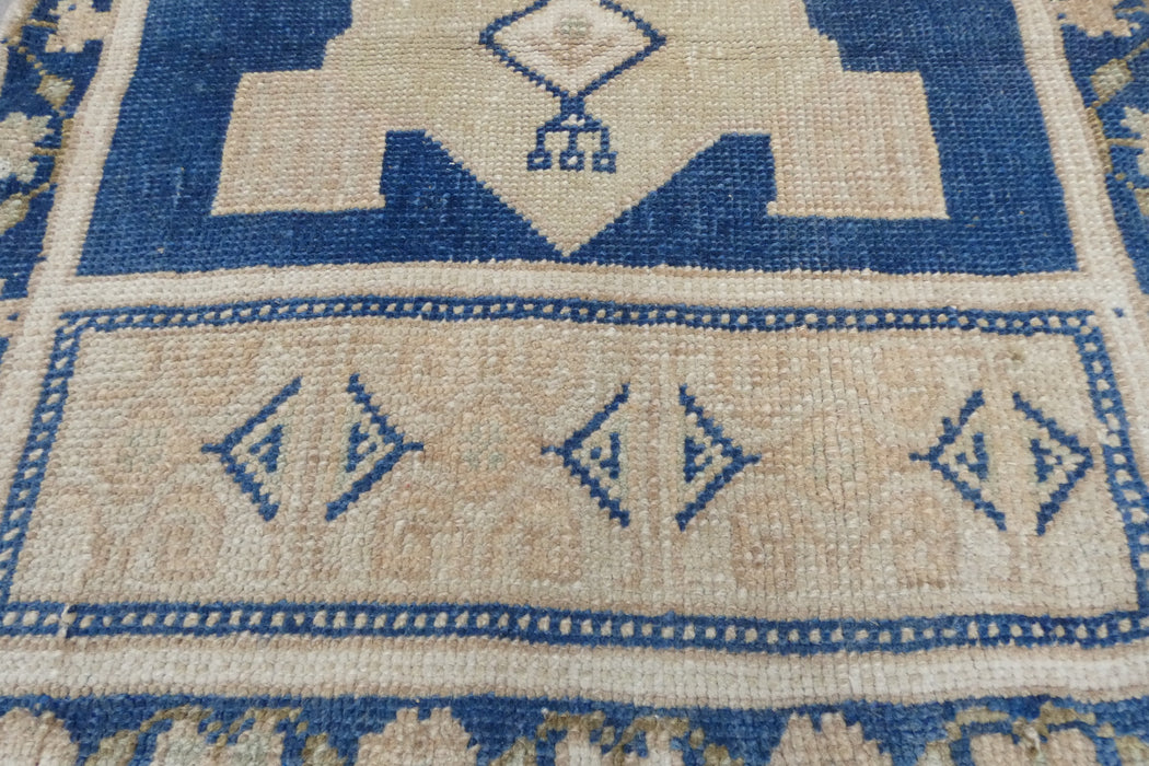 Vintage Hand Knotted Anatolian Turkish Rug Size: 145 x 58cm- Rugs Direct 