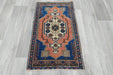 Vintage Hand Knotted Anatolian Turkish Rug Size: 96 x 58cm- Rugs Direct 