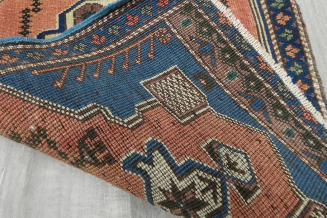 Vintage Hand Knotted Anatolian Turkish Rug Size: 96 x 58cm- Rugs Direct 