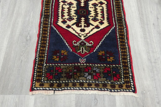 Vintage Hand Knotted Anatolian Turkish Rug Size: 93 x 54cm- Rugs Direct 
