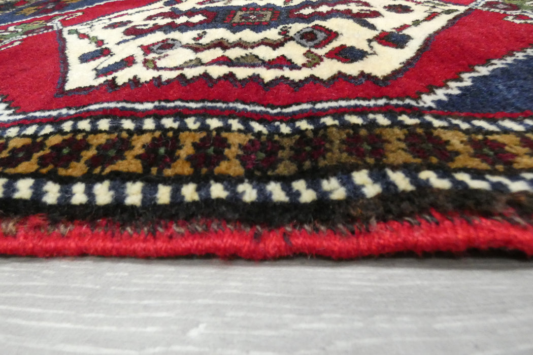 Vintage Hand Knotted Anatolian Turkish Rug Size: 93 x 54cm- Rugs Direct 