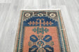 Vintage Hand Knotted Anatolian Turkish Rug Size: 87 x 54cm- Rugs Direct 