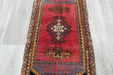 Vintage Hand Knotted Anatolian Turkish Rug Size: 110 x 50cm