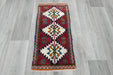 Vintage Hand Knotted Anatolian Turkish Rug Size: 86 x 42cm- Rugs Direct 