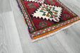 Vintage Hand Knotted Anatolian Turkish Rug Size: 86 x 42cm- Rugs Direct 