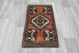 Vintage Hand Knotted Anatolian Turkish Rug Size: 92 x 58cm- Rugs Direct 