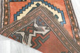 Vintage Hand Knotted Anatolian Turkish Rug Size: 92 x 58cm- Rugs Direct 
